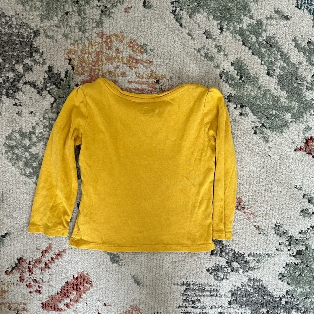 Gap Kids 3T Toddler Girl Graphic Front Causal Long Sleeve Shirt  Guc